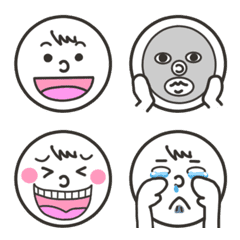 Emoji of the round face2
