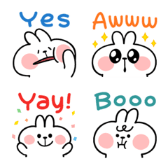 Spoiled Rabbit A Word Emoji