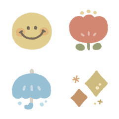 Cute color Emoji
