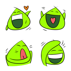 Cute bean Emoji