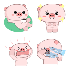 Pinky the pig emoji