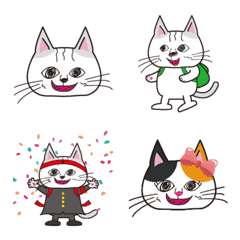 Lee chan's daily cute cat emoji