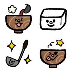 miso soup Emoji by porimai