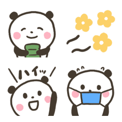 Cute panda emoji 1