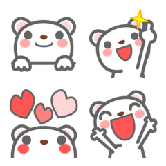 Let's use it! Fashionable bear emoji 3