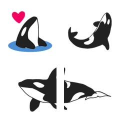 orca Emoji (killer whale)