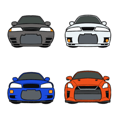Cars face Emoji