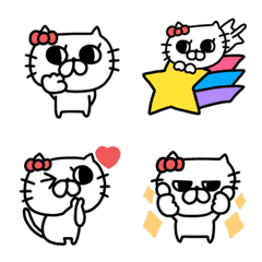 cute cat cat  Emoji (14)