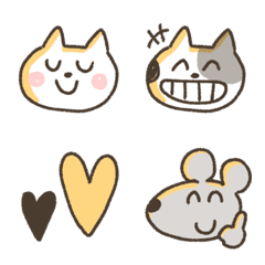 Emoji de gato comovente