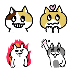 "YURUKAWA" Cat Emoji