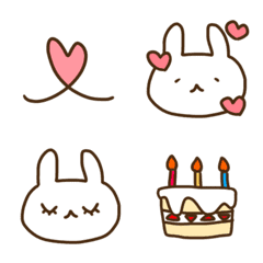Rabbit and usual Emoji