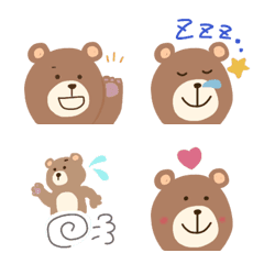 Bear handwritten emoji by MST