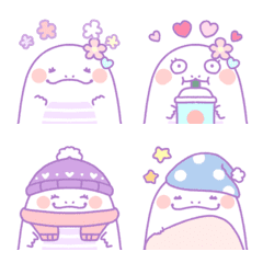Dreamy and cute Komodo Dragon emoji