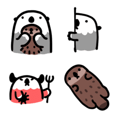 Fluffy Sea Otter Emoji