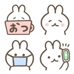 White rabbit emoji 1