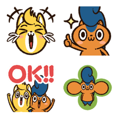 Tsupparisu & Shateinu Emoji 1