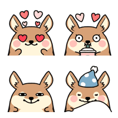 Very cute jackal emoji