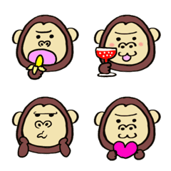 Cutie Gorilla Sticker