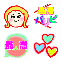 最＆高なJK語 emoji