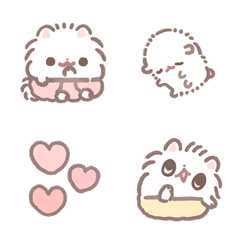 Pomeranian Mochi Emoji -baby-