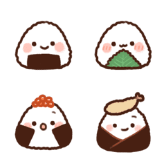 Small rice ball emoji