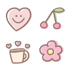 sweet simple pastel Emoji