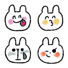 Colorful cheeks bunnies 