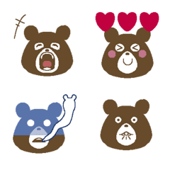 Emoji beruang madu
