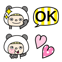 Emoji of Panda costume