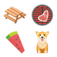 Outdoor BBQ & Picnic Emojis