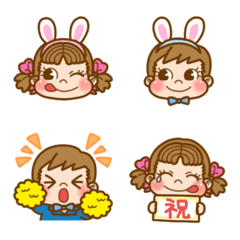 Enjoy Happy Spring! PEKO's Emoji