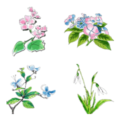 Language of flowers by Emoji