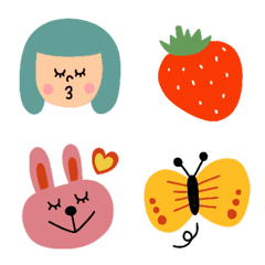 My favorite colorful emojis.