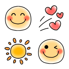 Cute Smile Simple Useful Emoji – LINE Emoji | LINE STORE