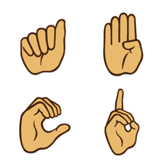 American Sign Language Alphabet – LINE Emoji | LINE STORE