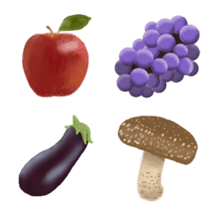 Illustration of fruits and vegetables