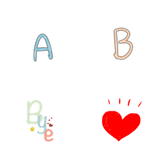 Pastel ABC Emoji
