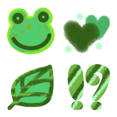 Green and Green  Emoji