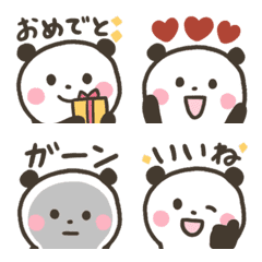 Cute panda emoji 2