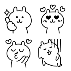 Not too cute simple rabbit Emoji3