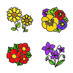 Adult flower emoji