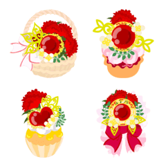 Cute Carnation Emoji