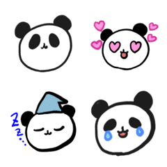 expressive panda
