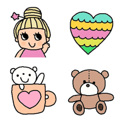 Various emoji 251 adult cute simple