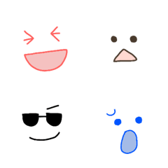 Simple face Emoji set 2