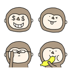 Kawaii Monkey emoji