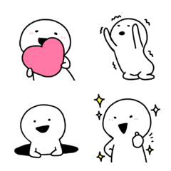 Surreal & simple cute tapioca emoji