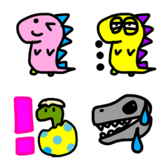 Colorful Dinosaur emoji