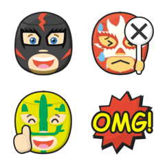 pro wrestling maskman emoji part7