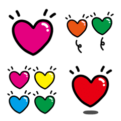 Hearts 4 Emoji